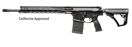Daniel Defense 0215813210055 DD5 V4 *CA Compliant 7.62x51mm NATO 18" 10+1 Black Hard Coat Anodized Black Phosphate 6 Position w/SoftTouch Overmolding Stock Black Polymer Grip