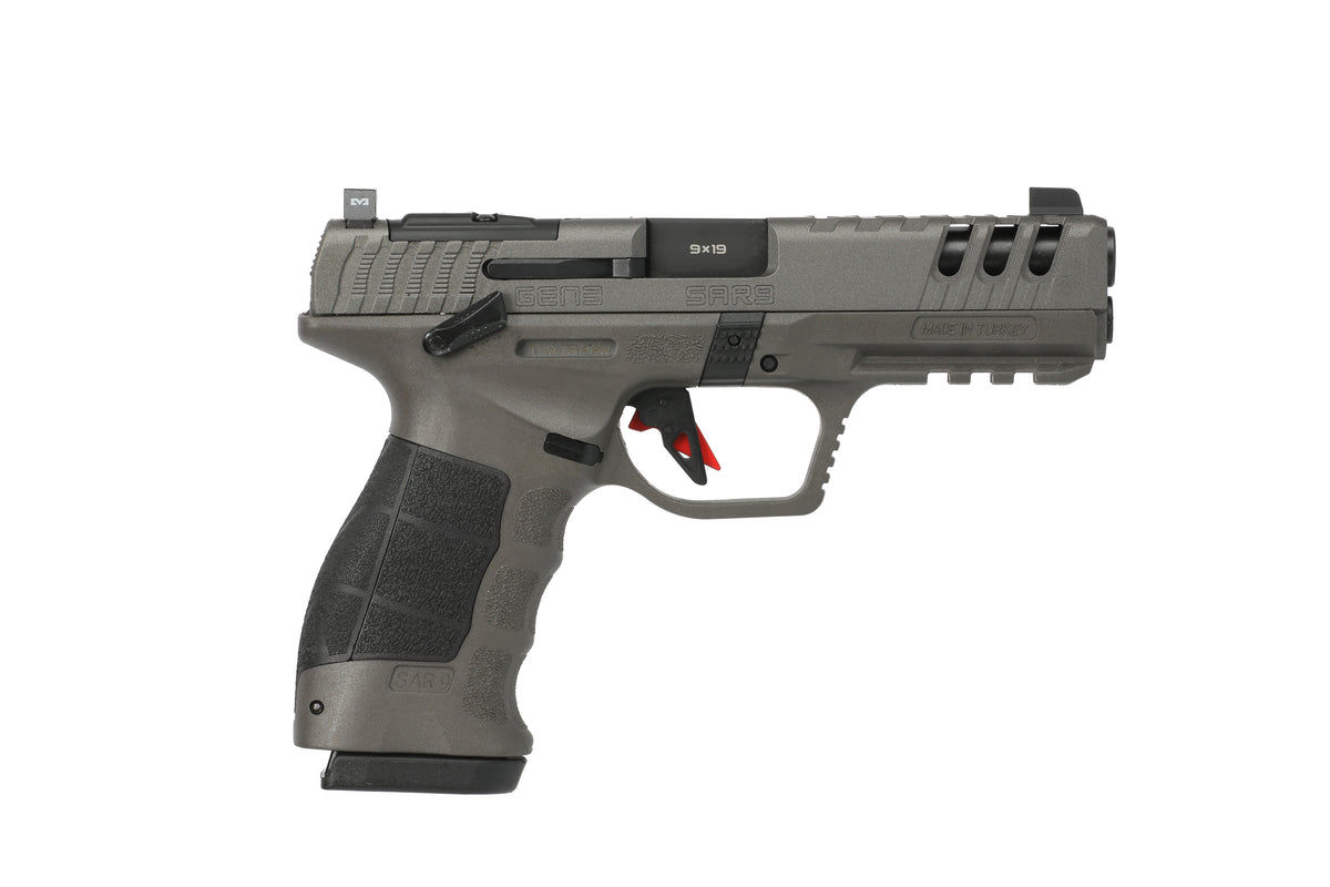 SAR9 GEN3 9MM PLT 4.4" 17+1 # PLATINUM CERAKOTE