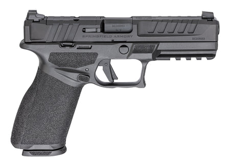 Springfield Armory EC9459BCAU Echelon *CA Compliant Full Size 9mm Luger 10+1 4.50" Black Melonite Barrel & Steel Optic Ready/Serrated Slide, Black Polymer Frame w/Picatinny Rail, Textured Grip