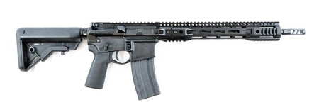 Franklin Armory 0010052BLK M4-HTF R3 XTD 5.56x45mm NATO 10+1 16" Light Contour Barrel w/ Aura XTD Muzzle Device, Salt Bath Nitride Finish, B5 Systems Bravo Stock & Grip, Custom Tuned Trigger