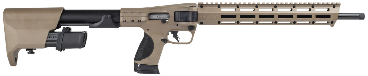 Smith & Wesson 14376 M&P FPC 9mm Luger 23+1 18.60" Black Oxide Flat Dark Earth Cerakote Aluminum Receiver M-LOK Handguard Polymer Stock Palm Swell Grip