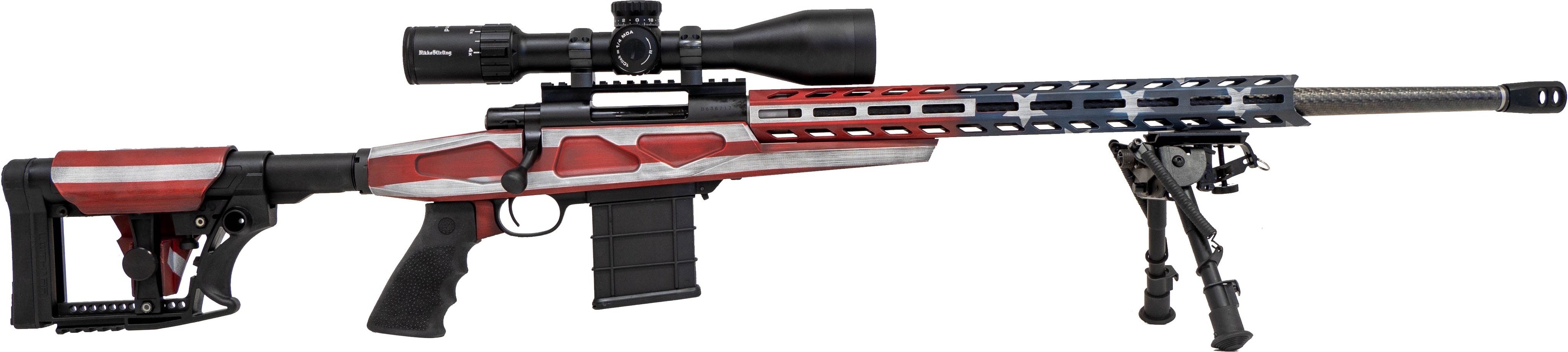 HOWA APC USA FLAG CF 6.5CR PKG CERAKOTE US FLAG SCOPE PKG