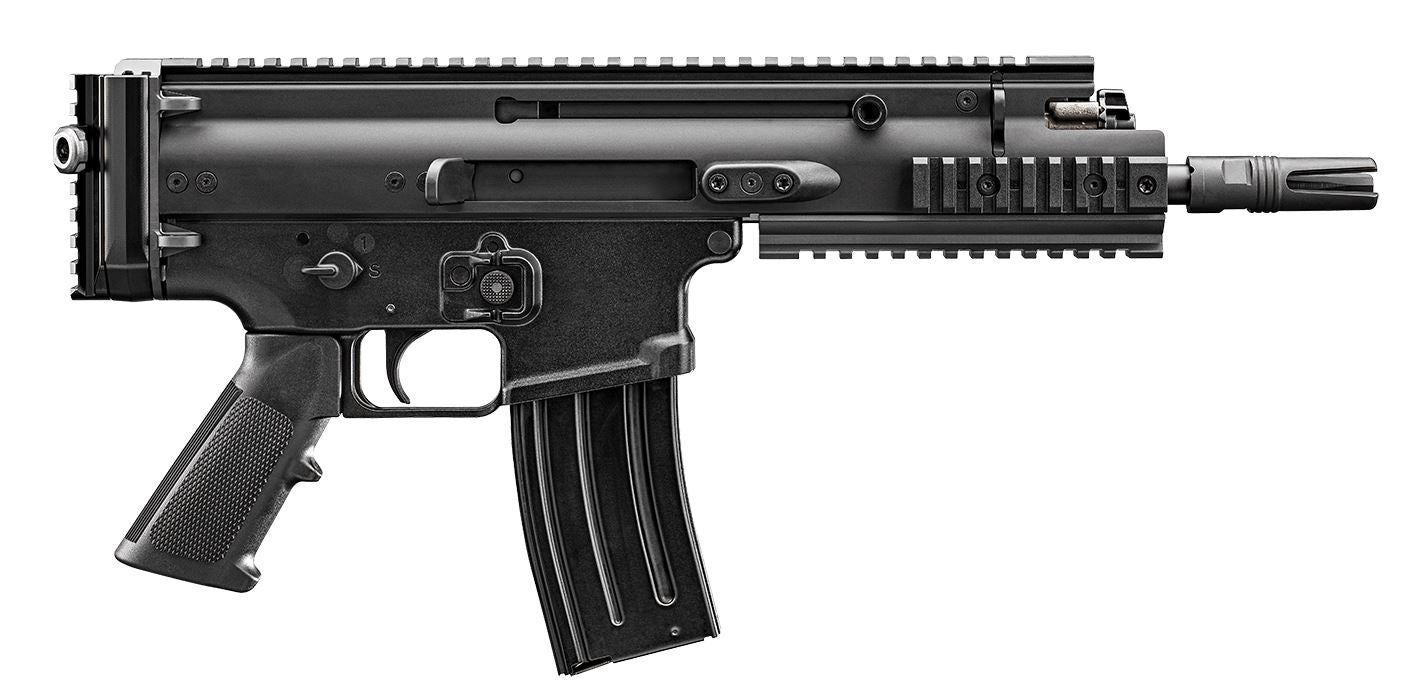 FN 38101242 SCAR 15P 300 Blackout 30+1 7.50" Black Chrome Lined Steel Barrel, Black Anodized Aluminum Picatinny Rail Receiver, Black Polymer Grip, Ambidextrous