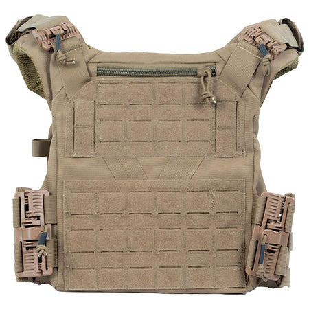 Full Forge Gear Shelter Tan Plate Carrier - Adjustable Ballistic Vest