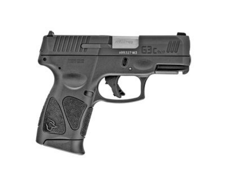 Taurus 1G3C4031 G3C Compact Frame 40 S&W 10+1 3.26" Matte Stainless Steel Barrel, Matte Black Tenifer Serrated Steel Slide, Black Polymer Frame w/Picatinny Rai,l Black Polymer Grip, Right Hand