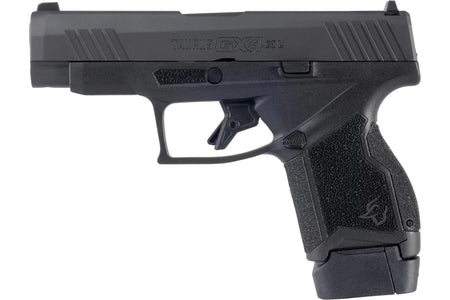 Taurus 1GX4XL94110 GX4XL Micro-Compact Frame 9mm Luger 10+1 3.70" Black DLC Steel Barrel, Black Gas Nitride Serrated Alloy Steel Slide, Black Polymer Frame & Grip, Right Hand