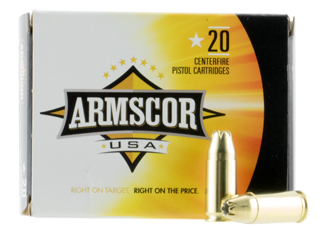 Armscor Defense Pistol Ammo 9mm 124 gr. JHP 20 rd.