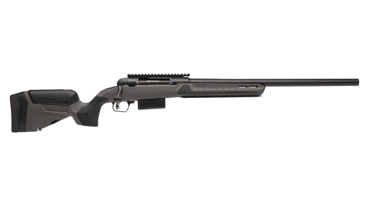 Savage Arms 32803 220 Harvester Full Size 20 Gauge Bolt 2rd 22" Slug Barrel, AccuStock w/AccuFit V2 Flat Dark Gray Synthetic Stock, Right Hand