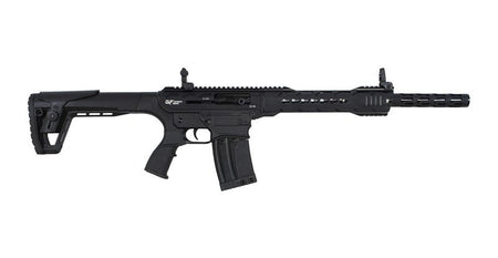 Gforce Arms GF251220 GF25 12 Gauge Semi-Auto 3" 5+1 20" Black Cerakote Spiral Threaded Barrel, Black Cerakote Picatinny Rail Aluminum Receiver, Black Adjustable Synthetic Stock w/Black Rubber Grip