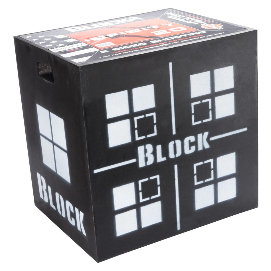 Feradyne Block Infinity Archery Target 20 Inch High-Density Foam 500fps