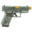 Glock 43x "Liberty or Death" Subcompact Handgun 9mm Luger 10rd Magazines (2) 3.9" Gold Barrel Accessory Rail USA Made