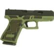 Glock V-Series Model 19 Kavorka Optic Ready & Ported Handgun 9mm Luger 15rd Magazines (3) 4" Ported Barrel Green Cerakote Austria