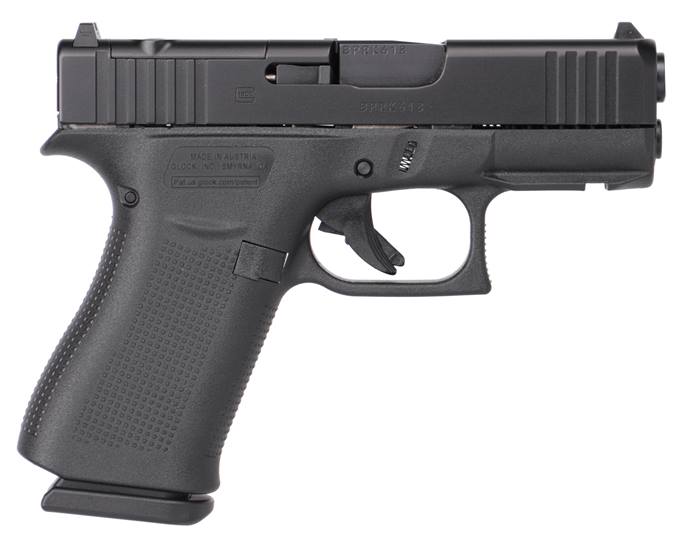 Glock UX4350203FRMOS G43X MOS 9mm Luger 15+1 3.41" Black GMB Barrel, Black Steel Serrated w/Optic Slide, Black Polymer Frame w/Accessory Rail, Ambidextrous, USA Made