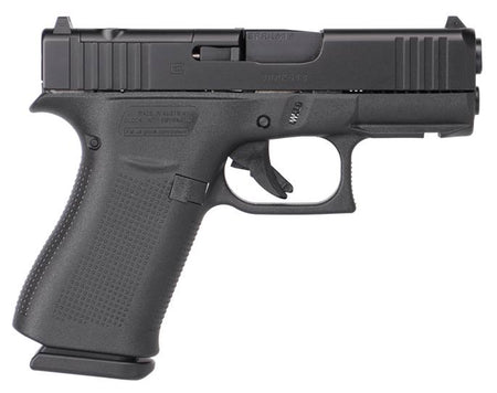 Glock UX4350203FRMOS G43X MOS 9mm Luger 15+1 3.41" Black GMB Barrel, Black Steel Serrated w/Optic Slide, Black Polymer Frame w/Accessory Rail, Ambidextrous, USA Made