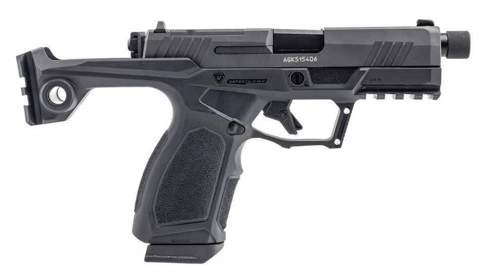 Taurus 1-GX4CRP941-SI GX4 Compact Frame 9mm Luger 15+1 3.70" Stainless Steel Barrel, Alloy Steel Optic Ready/Serrated Slide, Stainless Steel Frame