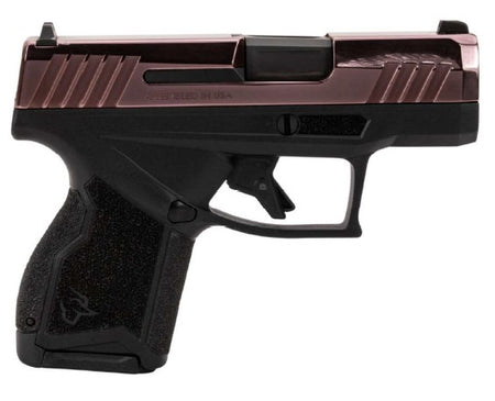 Taurus 1-GX4M931-10RG GX4 Micro-Compact Frame 9mm Luger 10+1 3.06" Satin Black DLC Stainless Steel Barrel, Rose Gold PVD Serrated Alloy Steel Slide, Matte Black Stainless Steel Frame, Textured Grip