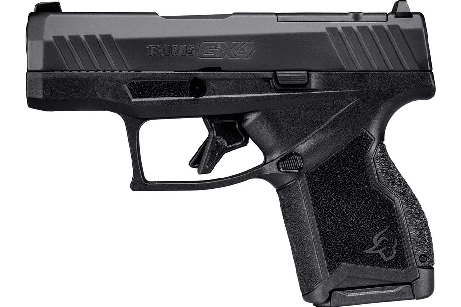 Taurus 1-GX4MP931 GX4 Toro 9mm Luger 3.06" 13+1 11+1 Black Frame Black Nitride Steel Slide with T.O.R.O Cuts Black Interchangeable Backstrap Grips Right Hand Includes 2 Magazines