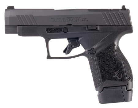 Taurus 1-GX4XLP941 GX4XL T.O.R.O. Micro-Compact Frame 9mm Luger 13+1 3.70" Black DLC Steel Barrel, Black Gas Nitride Optic Cut/Serrated Alloy Steel Slide, Black Polymer Frame & Grip, Right Hand