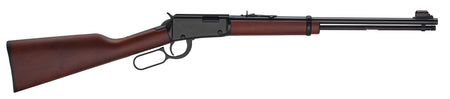 Henry H00122M Classic 22 WMR 12+1 18.50" Blued Round Barrel, Black Aluminum Grooved Receiver, American Walnut Straight Grip Stock