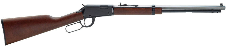 Henry H001T17H Frontier 17 HMR 13+1 20" Blued Octagon Barrel, Black Aluminum Receiver, American Walnut Straight Grip Stock
