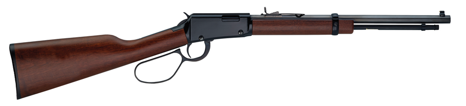 Henry H001TR22M Frontier Carbine 22 WMR 10+1 16.50" Blued Octagon Barrel, Black Aluminum Grooved Receiver, American Walnut Straight Grip Stock