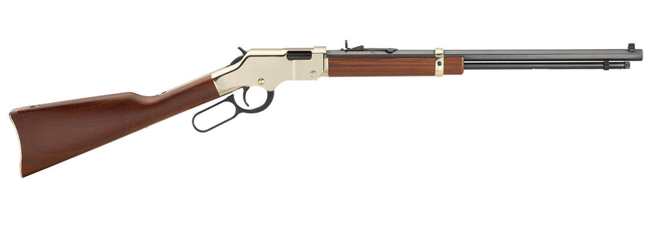 Henry H004 Golden Boy 22 LR Caliber with 16 LR/21 Short Capacity, 20" Octagon Barrel, Brasslite Metal Finish & American Walnut Stock Right Hand