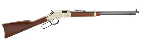 Henry H004M Golden Boy 22 WMR Caliber with 12+1 Capacity, 20.50" Blued Barrel, Brasslite Metal Finish & American Walnut Stock Right Hand (Full Size)