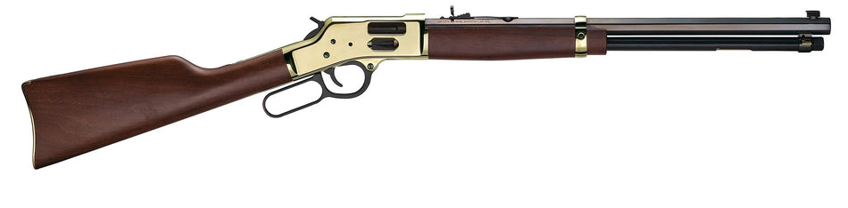 Henry H006GC Side Gate 45 Colt (LC) 10+1 20" Blued Octagon Barrel, Polished Brass Rec, American Walnut Stock, Adj. Sight
