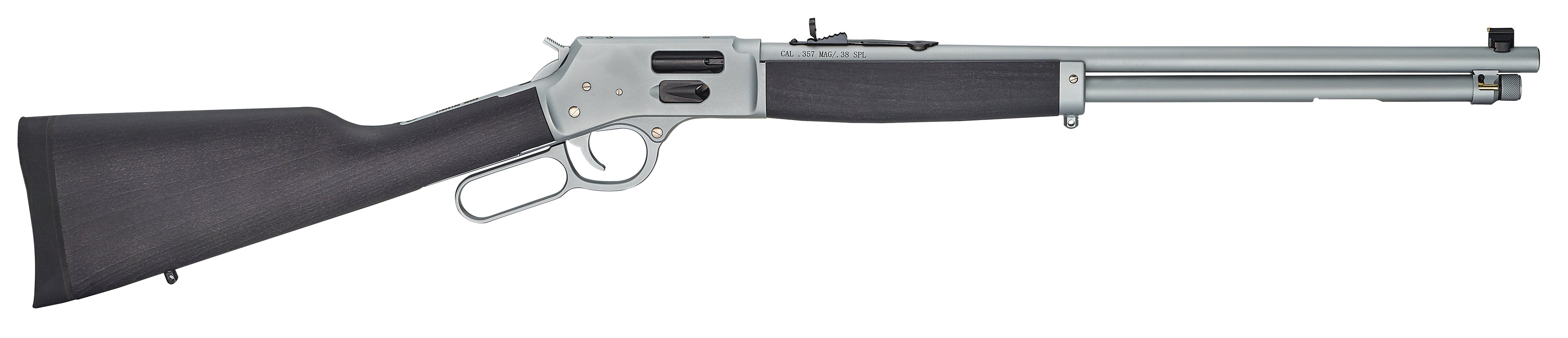 Henry H012GCAW Big Boy All Weather Side Gate Full Size 45 Colt (Long Colt) 10+1 20" Hard Chrome Plated Steel Barrel, Satin Hard Chrome Steel Receiver, Stained Hardwood Wood Stock Right Hand