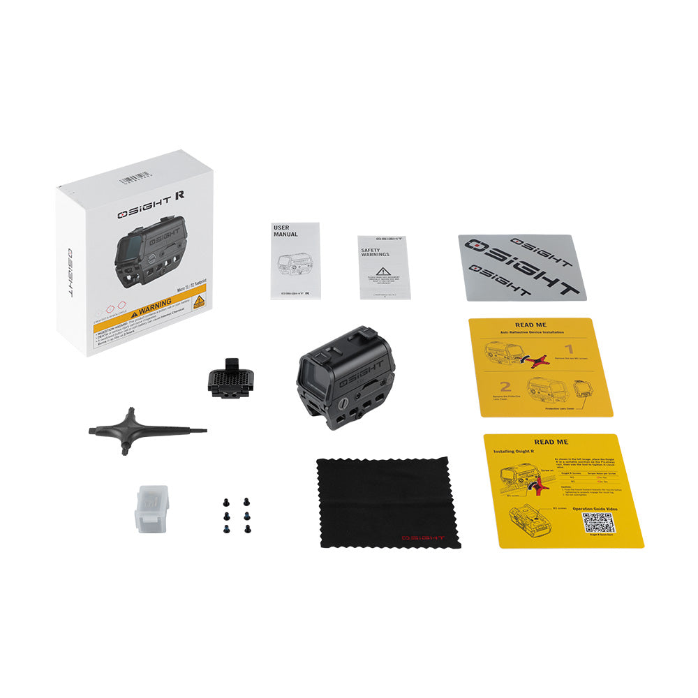 OSIGHT R 2 MOA DOT + 65 MOA CIRCLE Multi Reticle