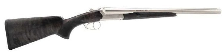 Heritage Mfg BL2018NI Badlander 20 Gauge Break Open 2rd 18.50" Nickel Side By Side Barrel & Receiver, Fixed Turkish Walnut Wood Stock