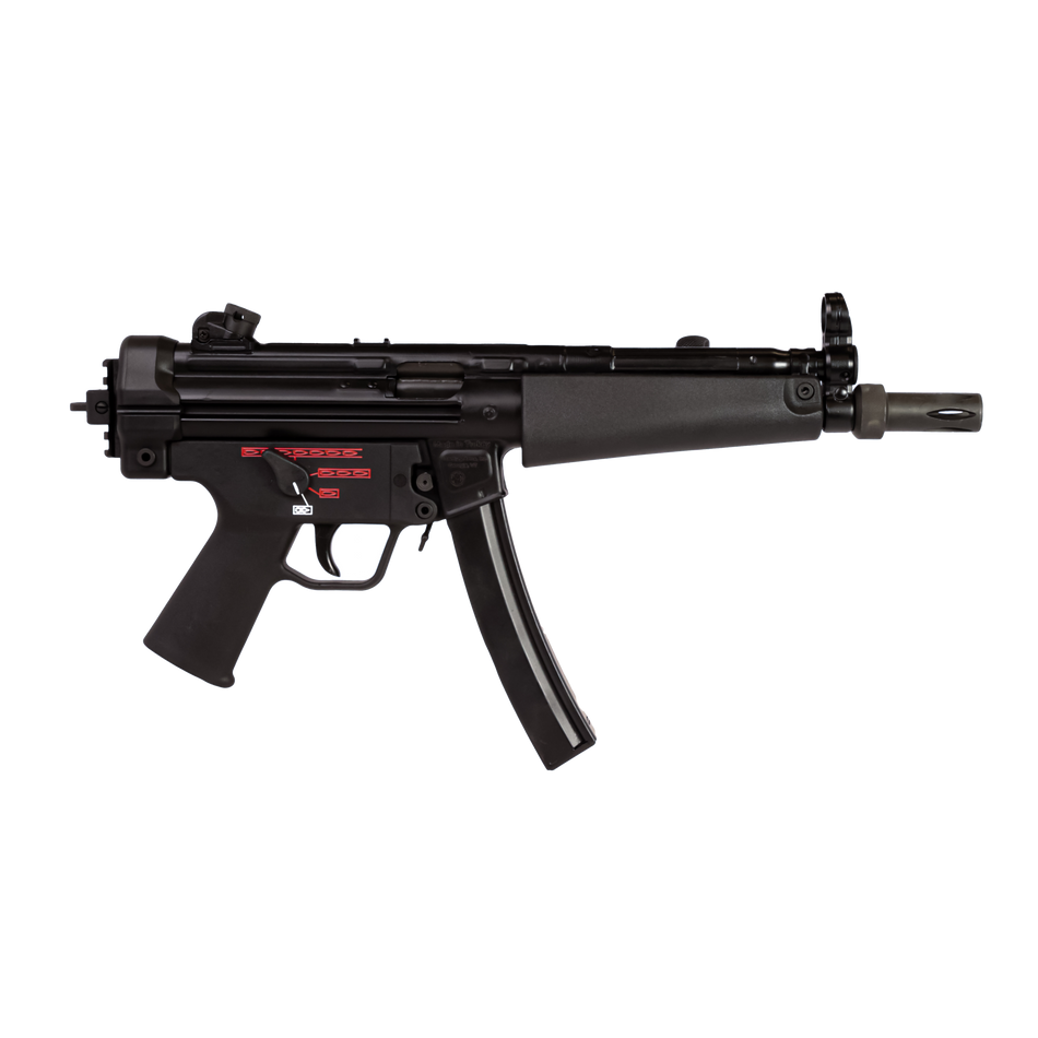 Century Arms HG6034NN AP5 Navy 9mm Luger 30+1 8.50" Manganese Phosphate Threaded Barrel, Black Lacquer Over Manganese Phosphate Steel Stamped Receiver, Picatinny Rear Cap, Black Navy Style Grip