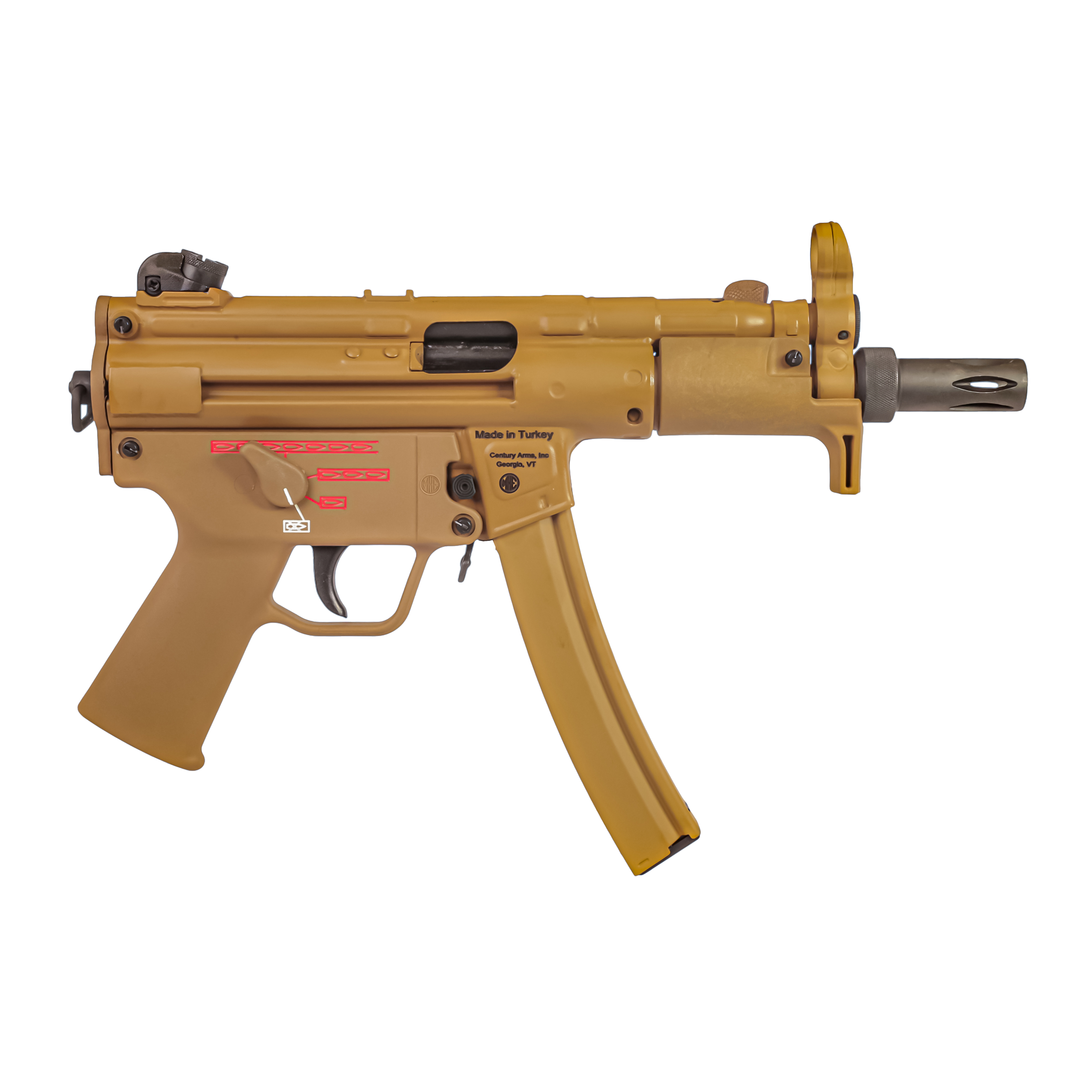 Century Arms HG6035GBN AP5 9mm Luger 30+1 5.80"