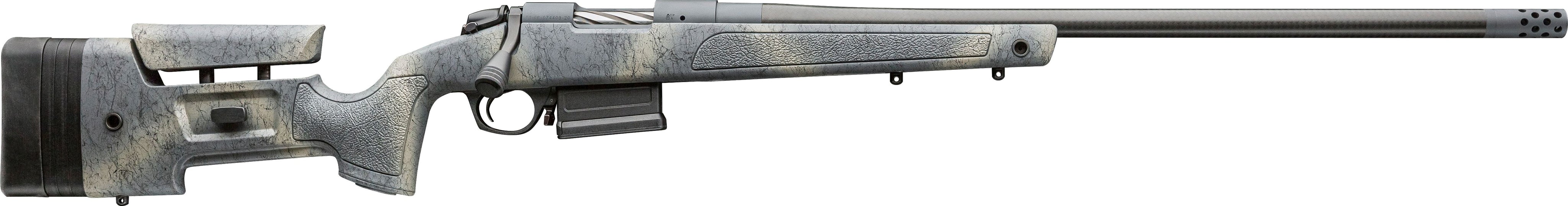 Bergara Rifles B14S382CF B-14 HMR Carbon Wilderness 6.5 Creedmoor 5+1 24" Carbon Fiber Wrapped Barrel, Woodland Camo Molded with Mini-Chassis Stock, Right Hand