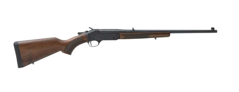 Henry H015350 Single Shot 350 Legend Caliber with 1rd Capacity, 22" Barrel, Overall Blued Metal Finish & American Walnut Stock, Right Hand (Full Size)