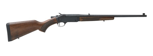 Henry H015450 Single Shot 450 Bushmaster Caliber with 1rd Capacity, 22" Barrel, Overall Blued Metal Finish & American Walnut Stock, Right Hand (Full Size)