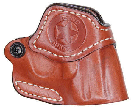 Leather Crossdraw Pistol Holster for 3" Barrel Firearms