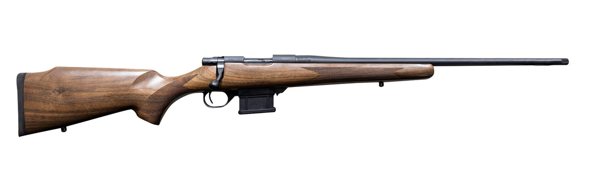Howa HWH6ARC M1500 Mini Hunter 6mm ARC 5+1 22" Black Threaded Barrel, Black Drilled & Tapped Steel Receiver, Walnut Fixed Stock, Right Hand