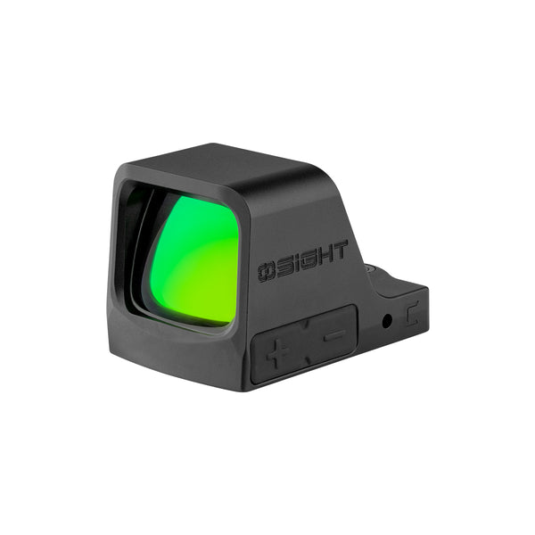 Osight C Open Emitter Green Dot Sight 3 MOA and 32 MOA Circle Reticle RMR Footprint Motion Sensor