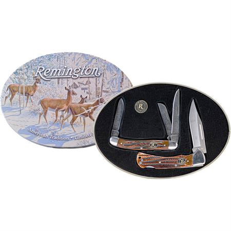 Remington Pheasant Themed Tin Collector Edition Knife Gift Set