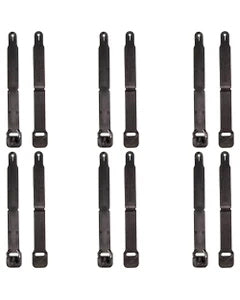 High Speed Gear Short Clip Accessory Black 6 Per Pack