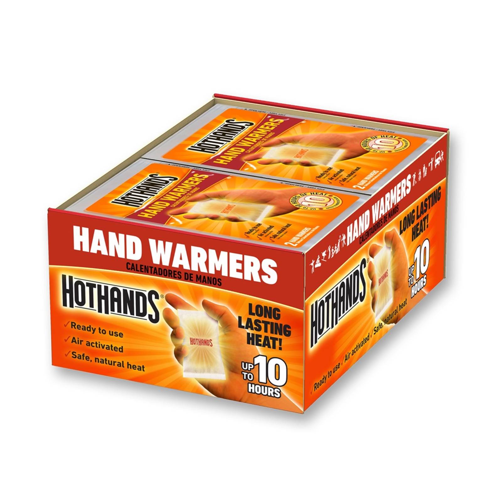 HotHands MOBUC 10-Hour Hand Warmer Pair 40 Packs Per Case