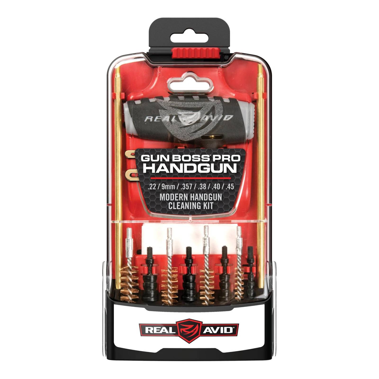 Real Avid Prime-9 9mm Pistol Cleaning Kit Retail Pop Display (12 Per Case)
