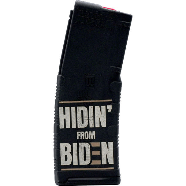 Black Rain 30rd Laser Etched AR-15 Magazine Hiden From Biden