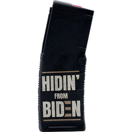 Black Rain 30rd Laser Etched AR-15 Magazine Hiden From Biden