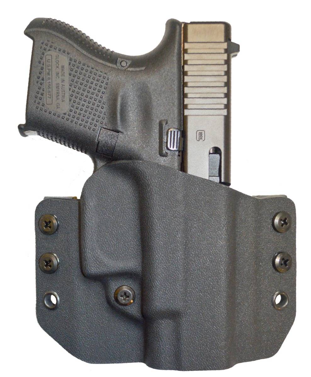 Comp-Tac Warrior LH Kydex Outside the Waistband Holster Black Glock 43 43X