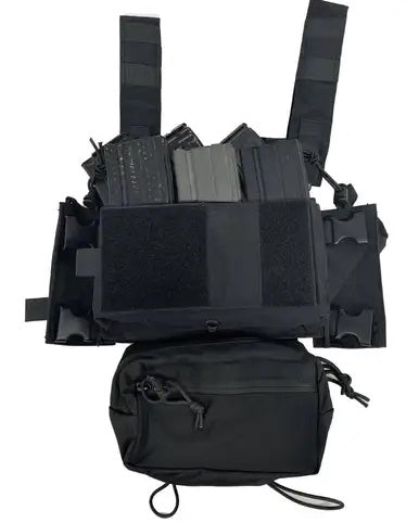 Guard Dog Lightweight Recce Rig Black Body Armor Carrier