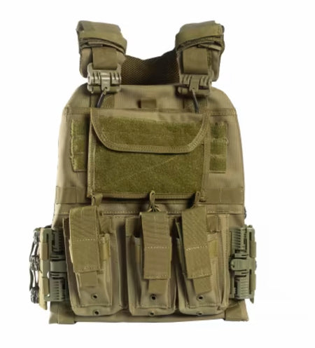 Guard Dog Dane OD Green Adjustable Plate Carrier with Pouches