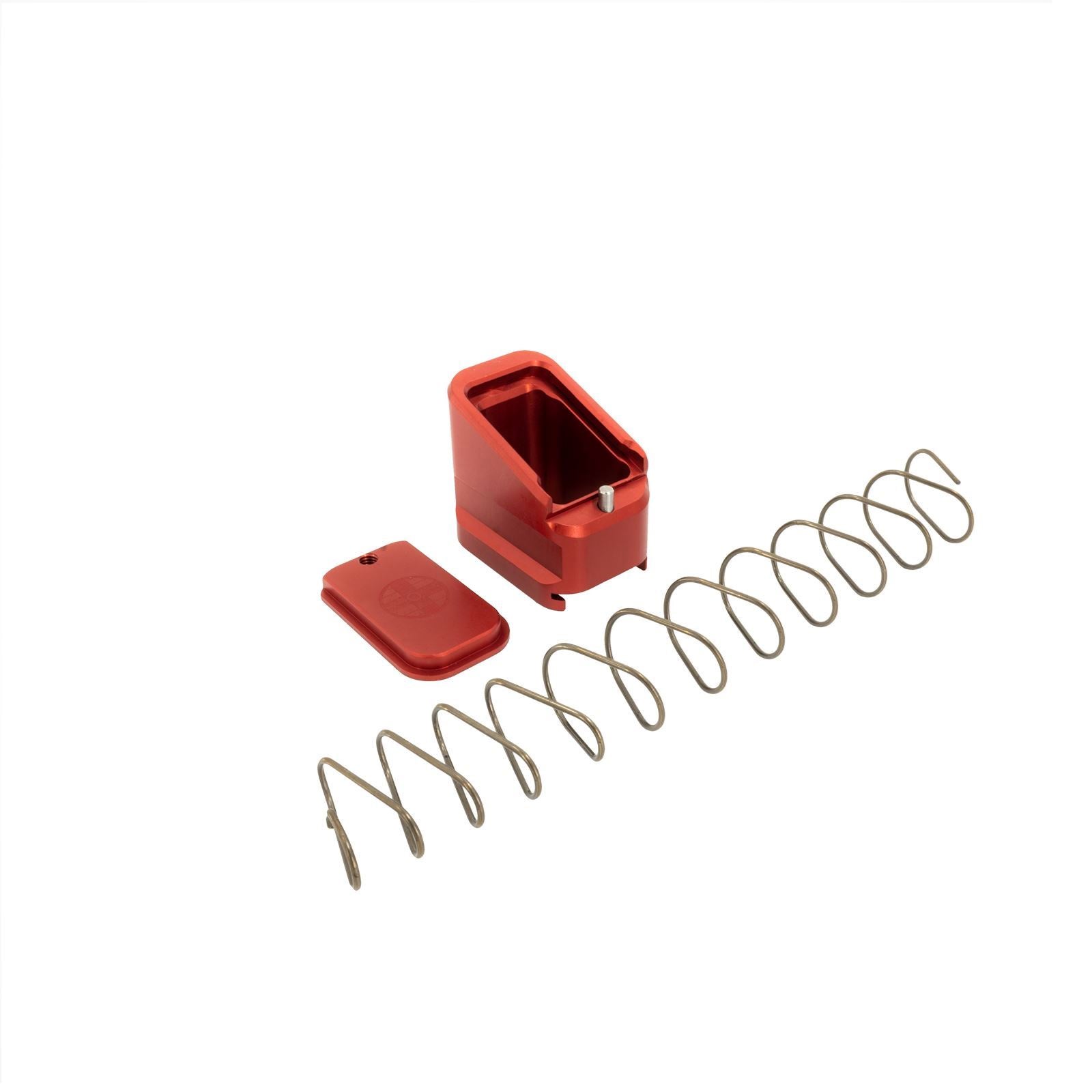 Shield Arms Red +5/4 Mag Extension – Fits CZ P10S Magazines