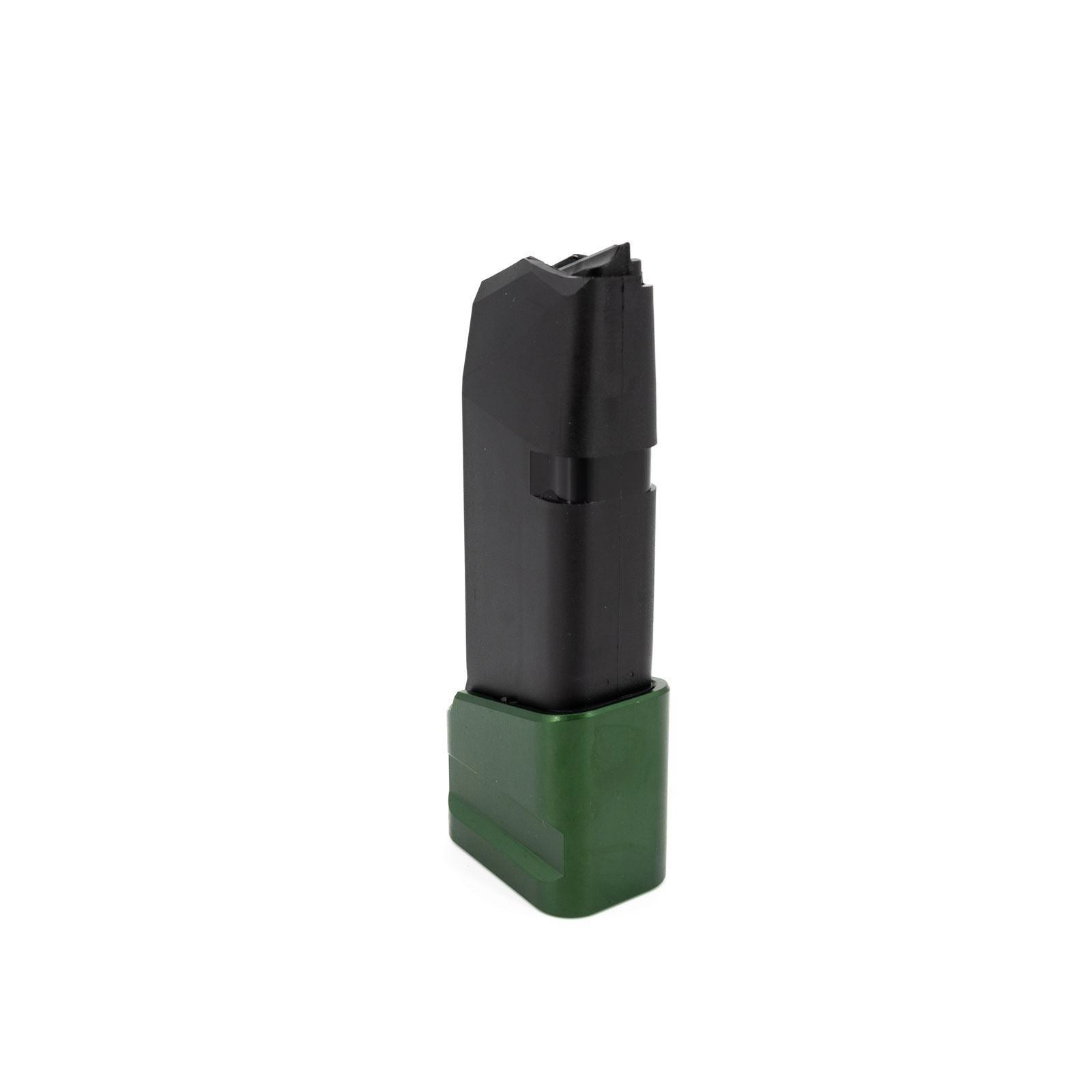 Shield Arms Magazine Extension +5/4 ODA Green Glock 26/27 Mags